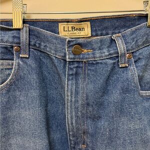 L.L. Bean Classic Fit Men's Blue Jeans